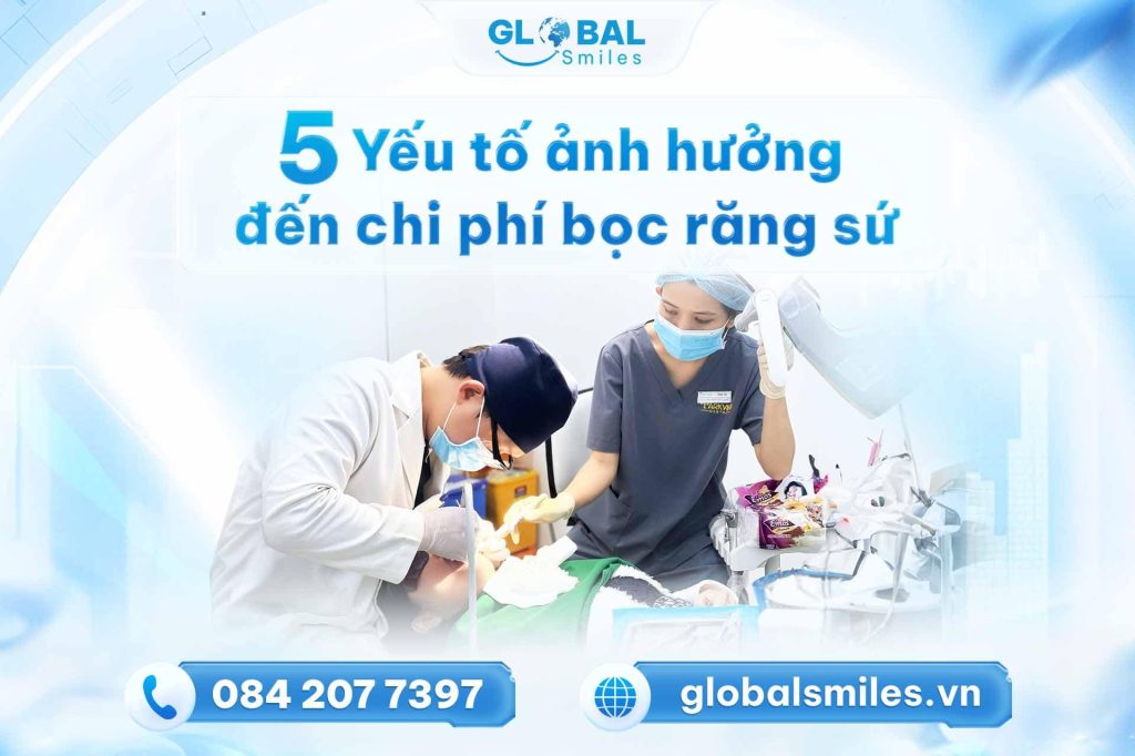 những yếu tố ảnh hưởng đến chi phí bọc răng sứ cercon