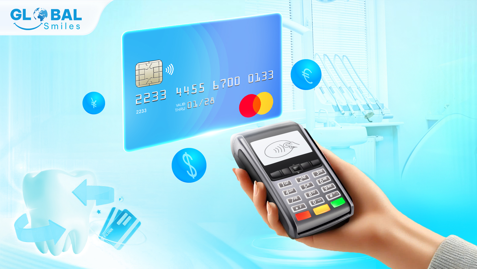 thanh toán quốc tế tại nha khoa global smiles